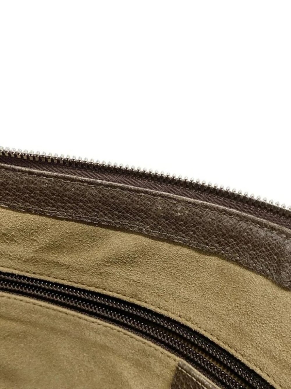 GUCCI Gucci Tian 406408 Dark Brown Beige Multi PVC Leather Shoulder Bag - Picture 13 of 15